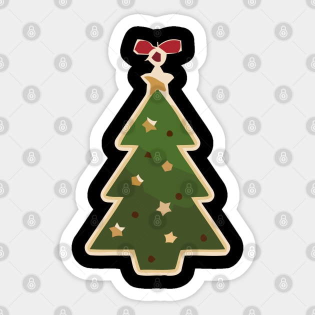 Christmas Tree Decoration Sticker by AdeShirts